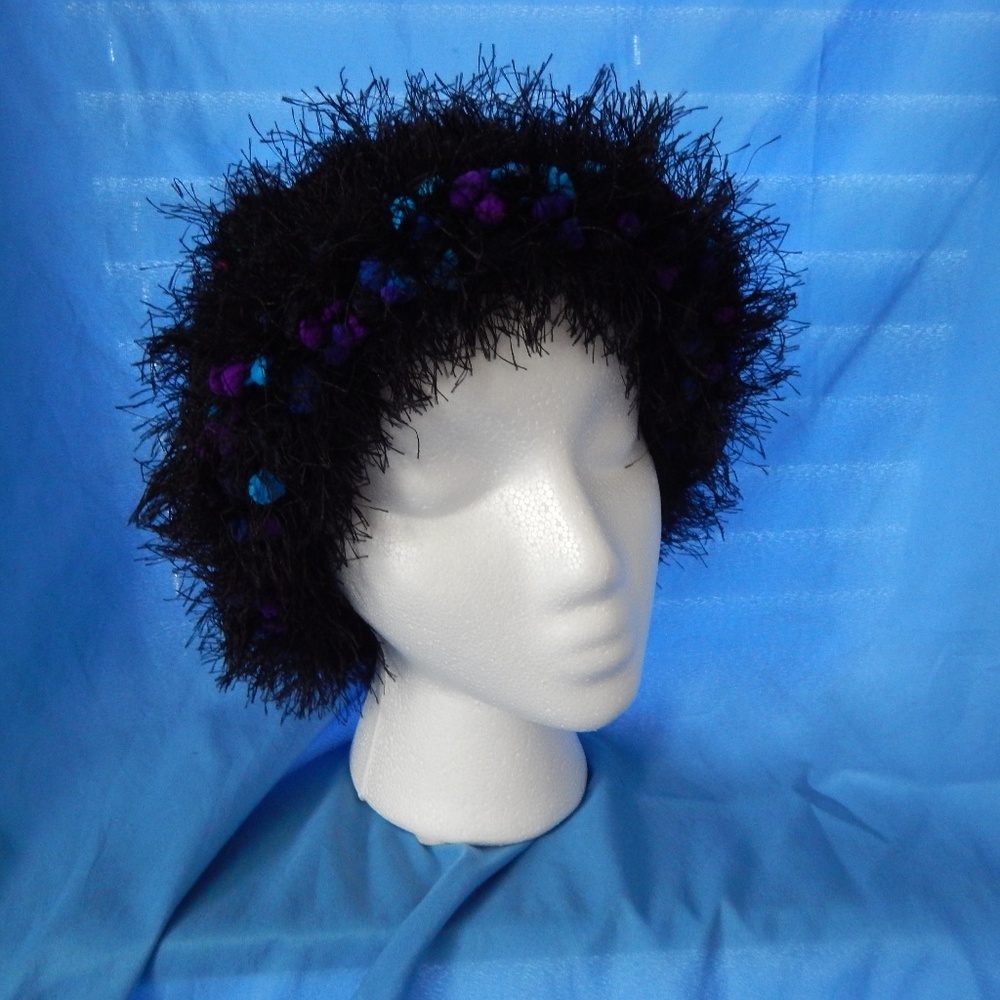 Hand Made lush funky statement hat